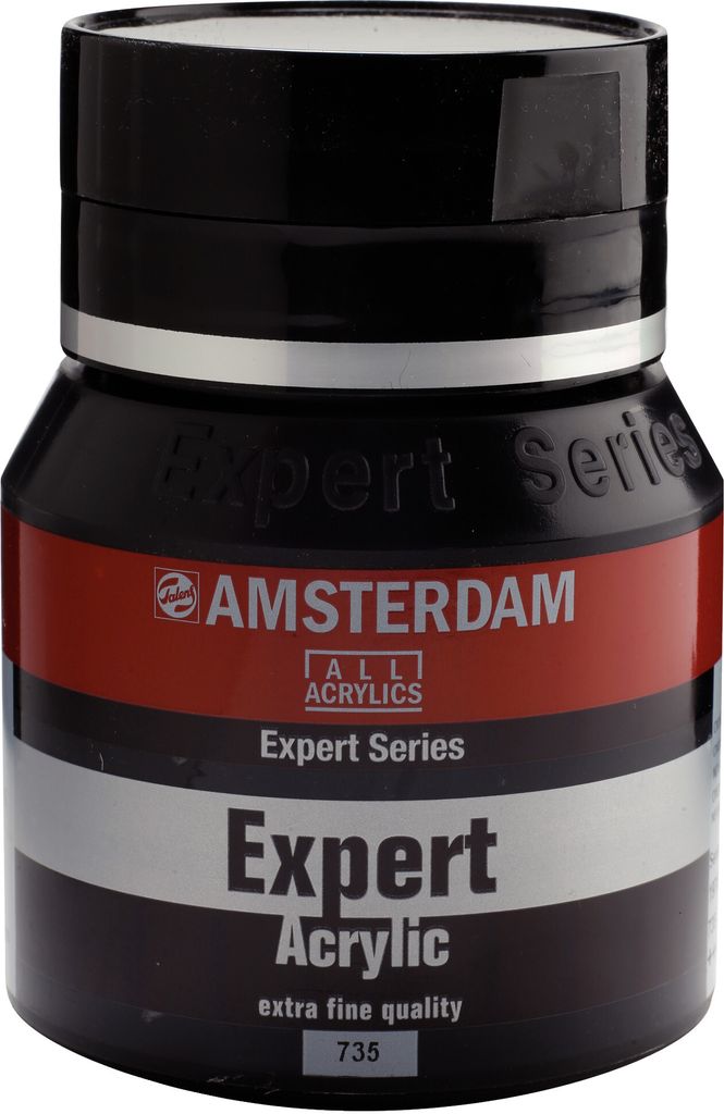 Amsterdam Expert Series Acrylfarbe Flasche 400 ml Oxidschwarz 735