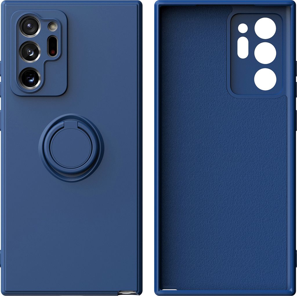 Galaxy Note 20 Ultra Handyhülle, Ring Halter Ständer Kratzfeste Weiche Silikon schutzhülle für Samsung Galaxy Note 20 Ultra 5G