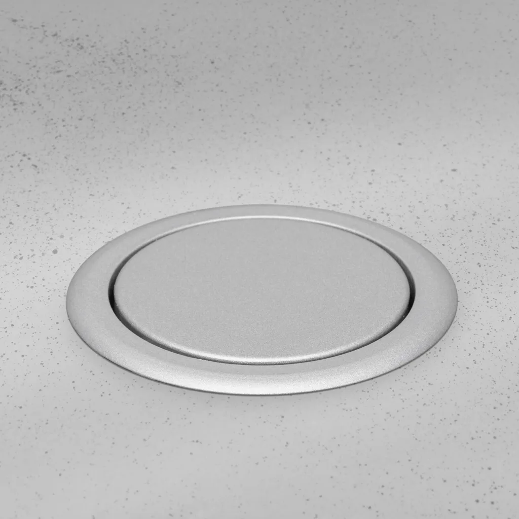 Rallonge cachée élégante avec 3 prises - Multiprise rétractable noire