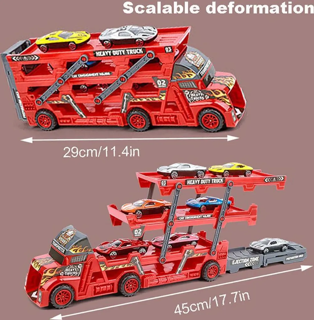 Camion Transporteur Enfant : Le Jouet Idéal pour Ranger et Jouer Partout