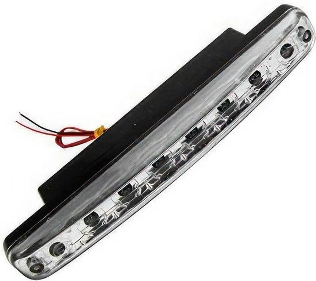 Feux de jour DRL automatiques 8 LED - Kit 2 projecteurs blancs voiture