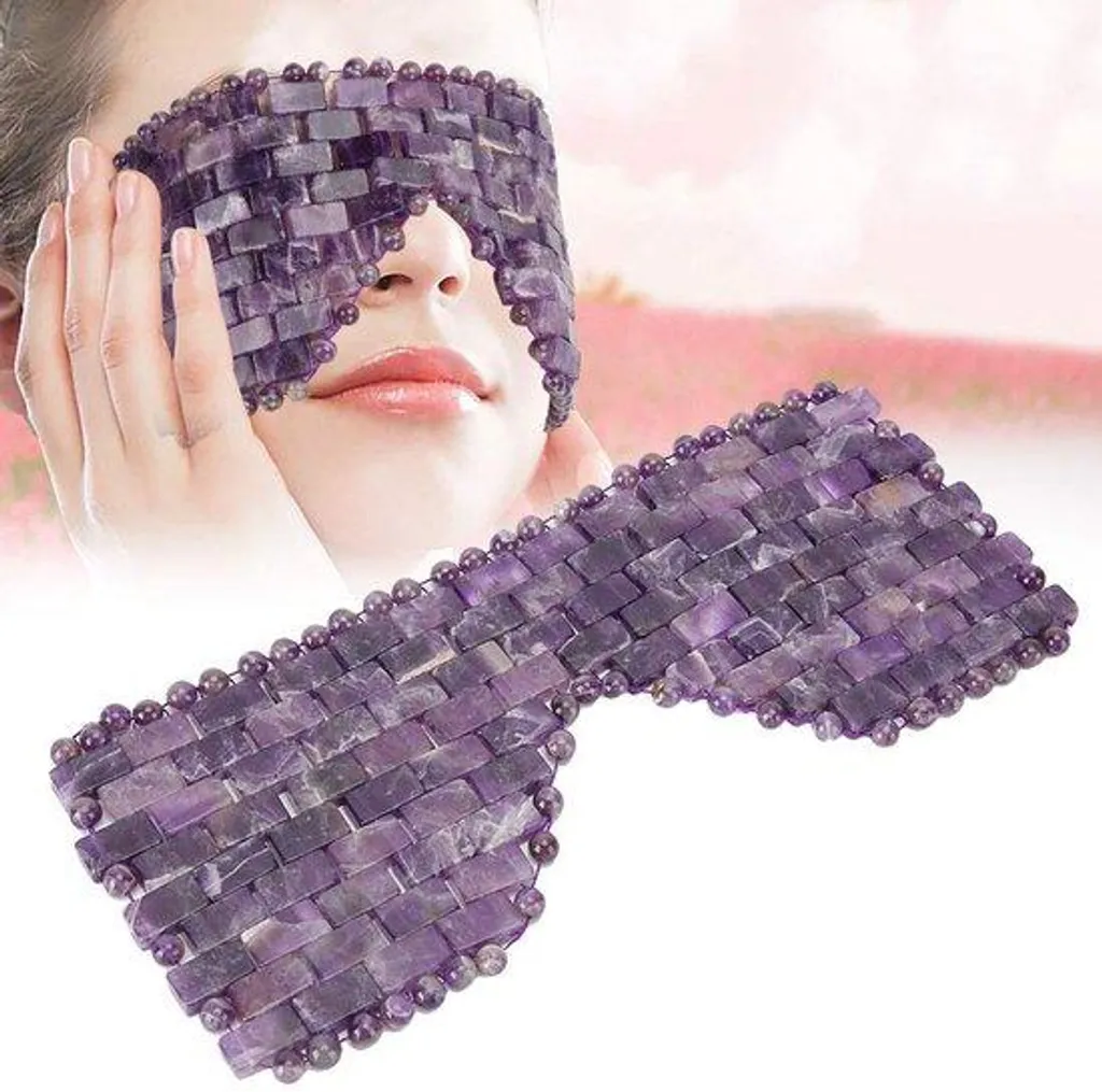Masque de beauté rafraîchissant en jade pour soin du visage anti-âge