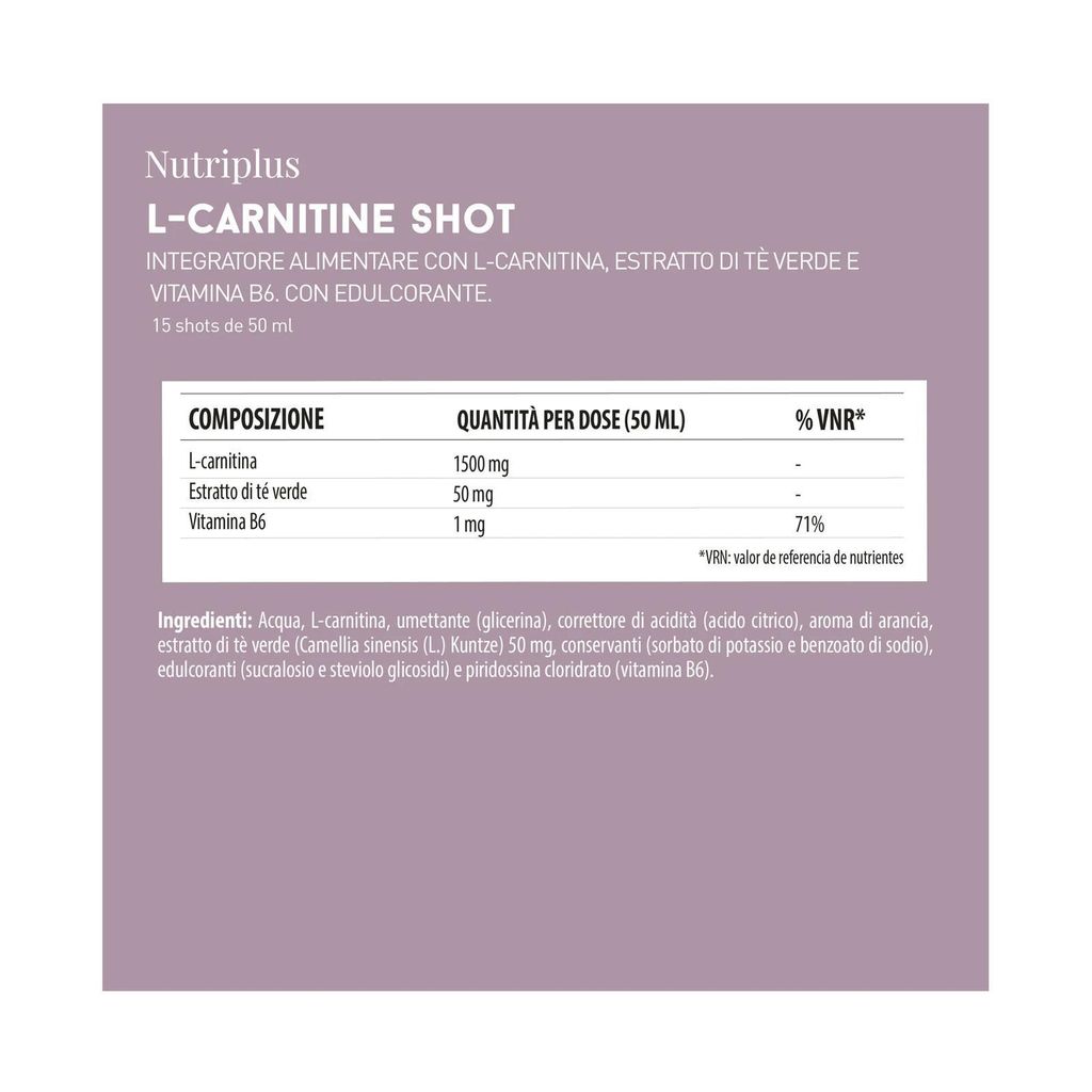 foodspring l carnitina KBruShop Farmasi Nutriplus L-Carnitin Shot 15 x 50 ml – Size:120g Allegra Allergy Orange Cream lose weight fast women