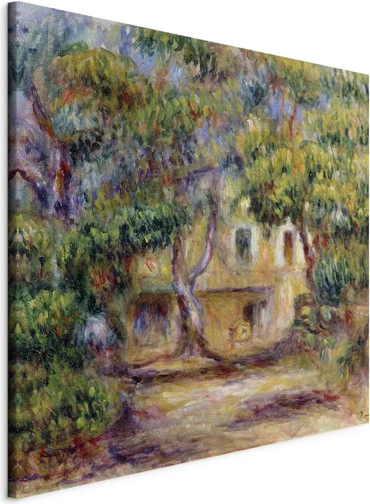 Quadro Renoir La Fattoria di Les Collettes 70x70 - Stampa su Tela Fine Art