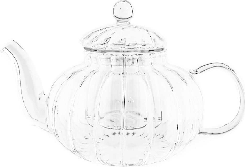 Théière "Olivia" en verre Bouilloire avec anse et couvercle Image du produit 