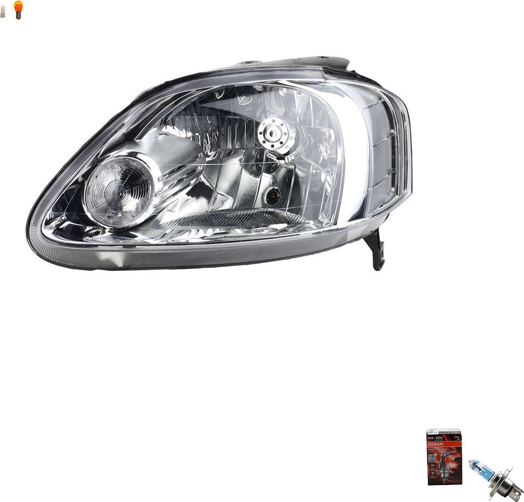 Johns, Scheinwerfer + Osram Night Breaker Laser passend für VW Fox 5Z1 01/07-08/09 Links 5Z1941005C