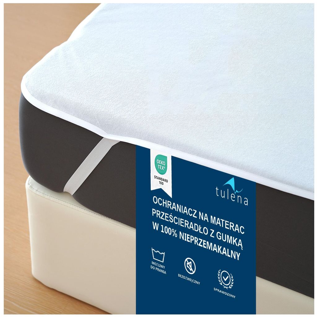 TULENA ochraniacz na materac 70x140 cm frotte, wodoodporny, Zdjęcie produktu 