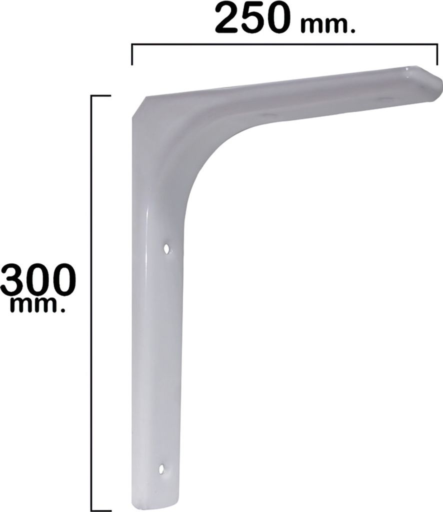 WOLFPACK LINEA PROFESIONAL 21080540 Verstärkter weißer Türgriff 300 x 250 mm, 300 x 250 mm