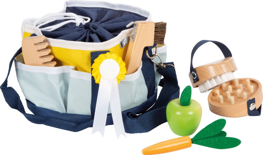 Set di giochi per la toelettatura del cavallo con borsa Immagine del prodotto 