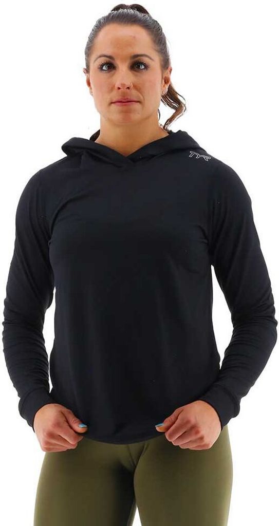 Tyr Tech Performance Kapuzenpullover Schwarz L Frau Schwarz L