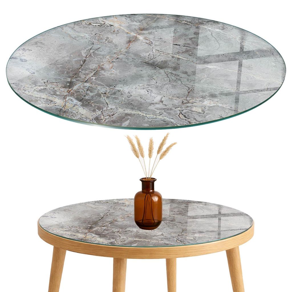 Glasplatte Tisch – Esstischplatte Glas – Tischplatte Glas – Glasarbeitsplatte Tisch – Glasplatte Esstisch – Pflegeleicht – Witterungsbe...