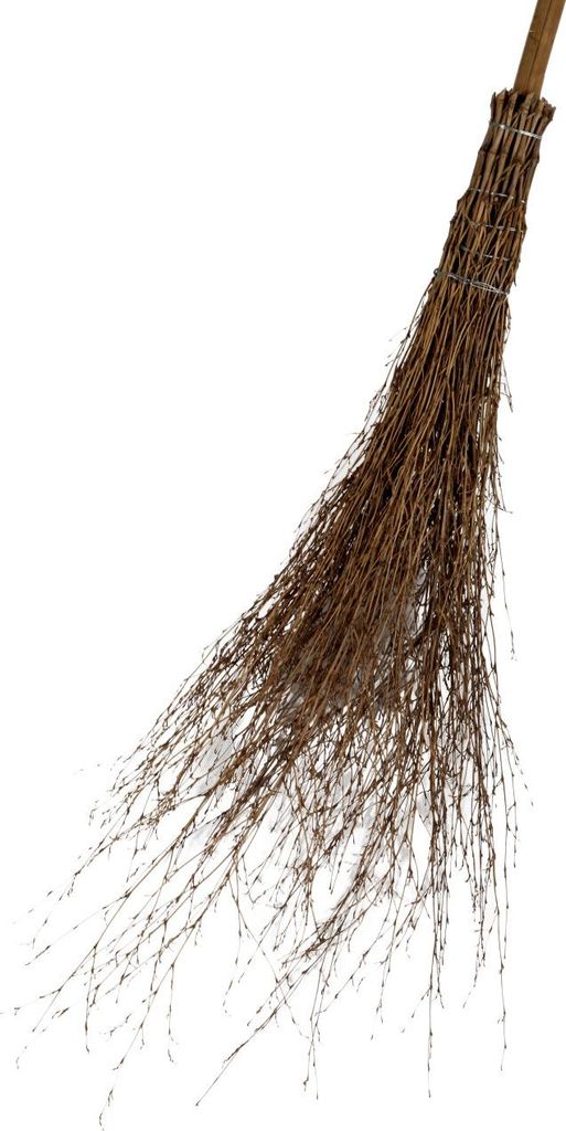 floraworld Reisigbesen Bambus mit Stiel 220 cm