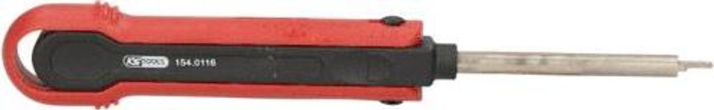 KS TOOLS Entriegelungswerkzeug Flach- / Rundstecker 154.0116 151mm Federstahl 25g