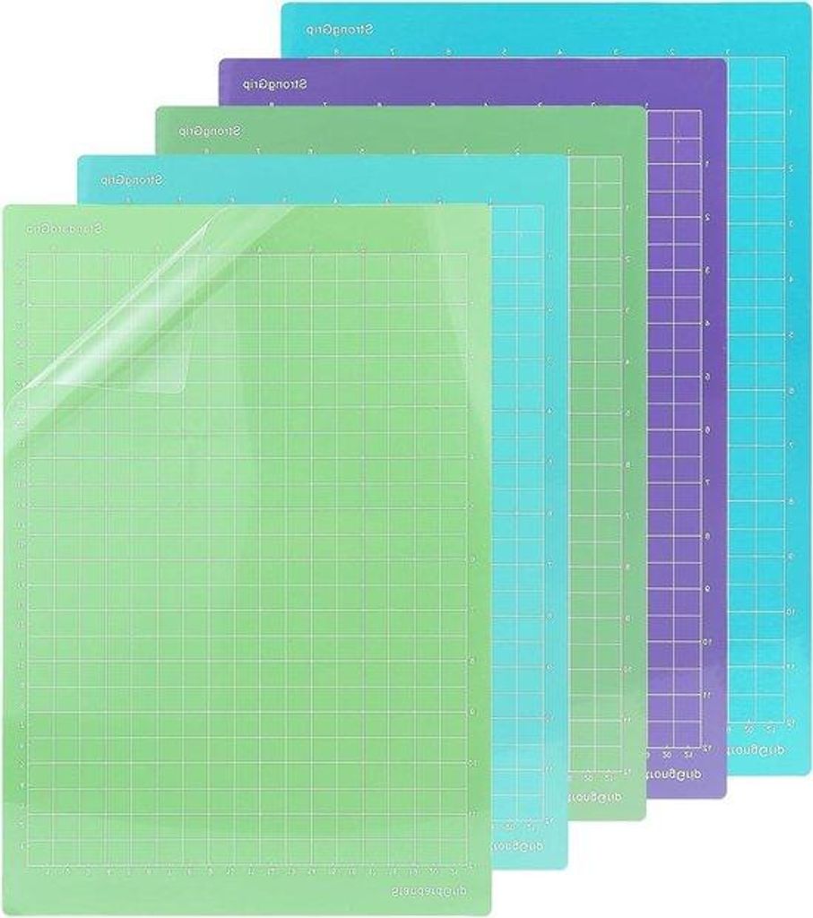 Kunststoff-Schneidmatrize Xtra 205 x 30 cm - Ersatzfolie für Plotter-Cutter - Papier, Folienmaterial - Raster-Schneidblatt - 5-Stück-Pack