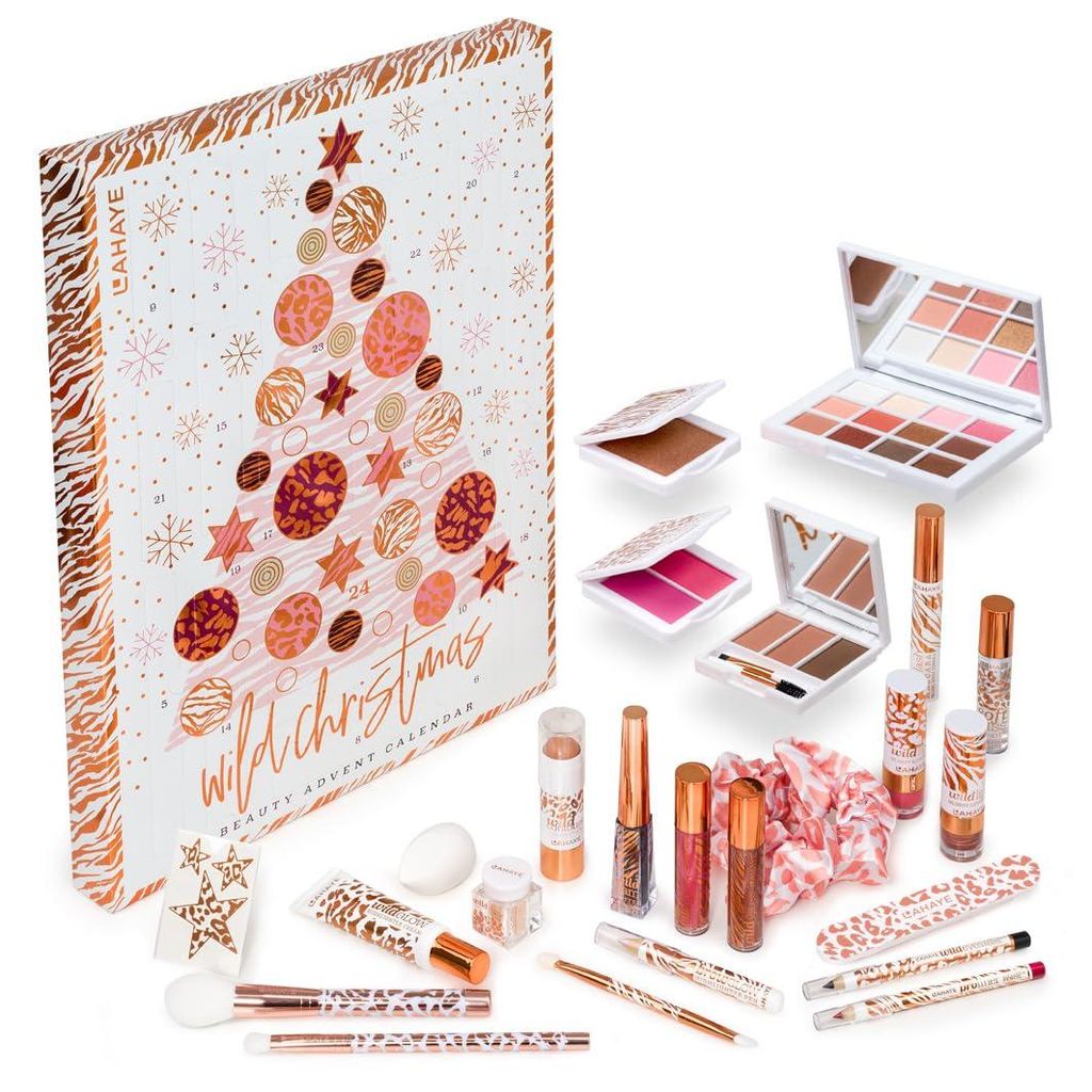 Adventskalender 2025 WILD X-MAS – Weihnachtskalender für Frauen, Teenager | 24 Make-Up Überraschungen Limitierte Edition