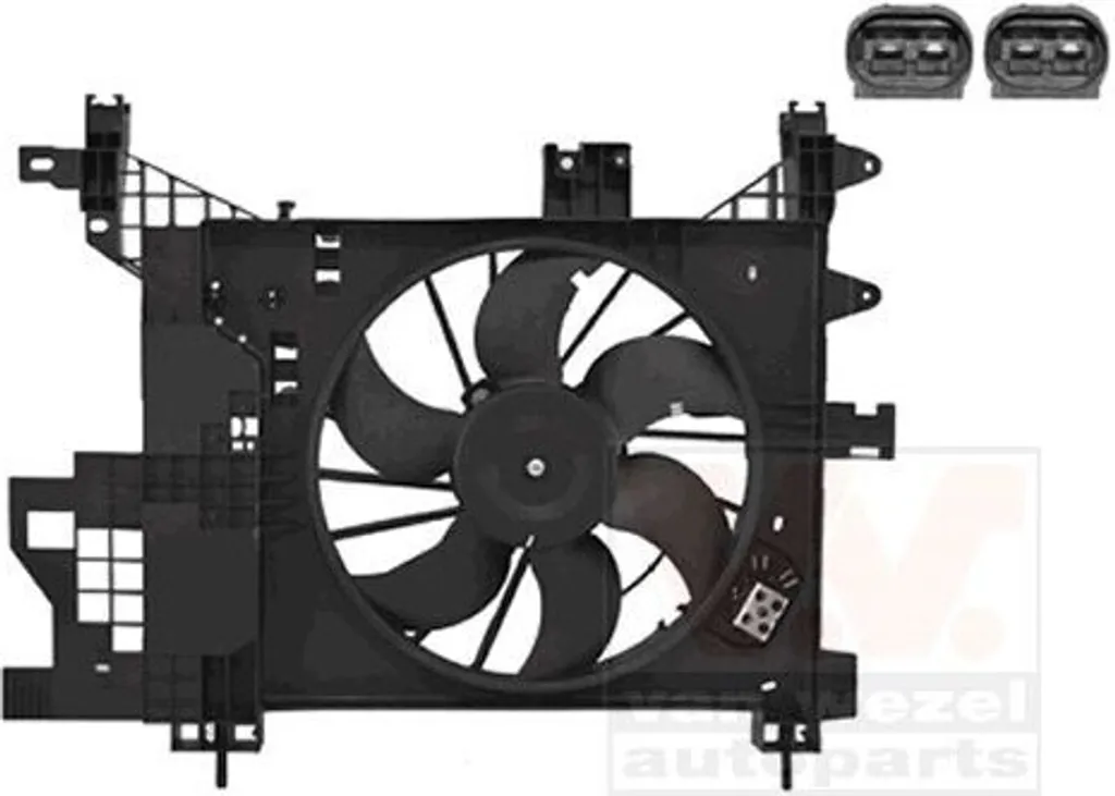 Ventilateur de refroidissement radiateur Van Wezel 1555747 pour trajet