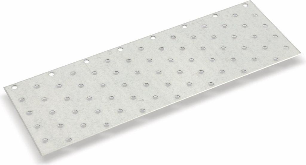 BGS TECHNIC Connettore per piastra forata, 300x100x2 mm Immagine del prodotto 