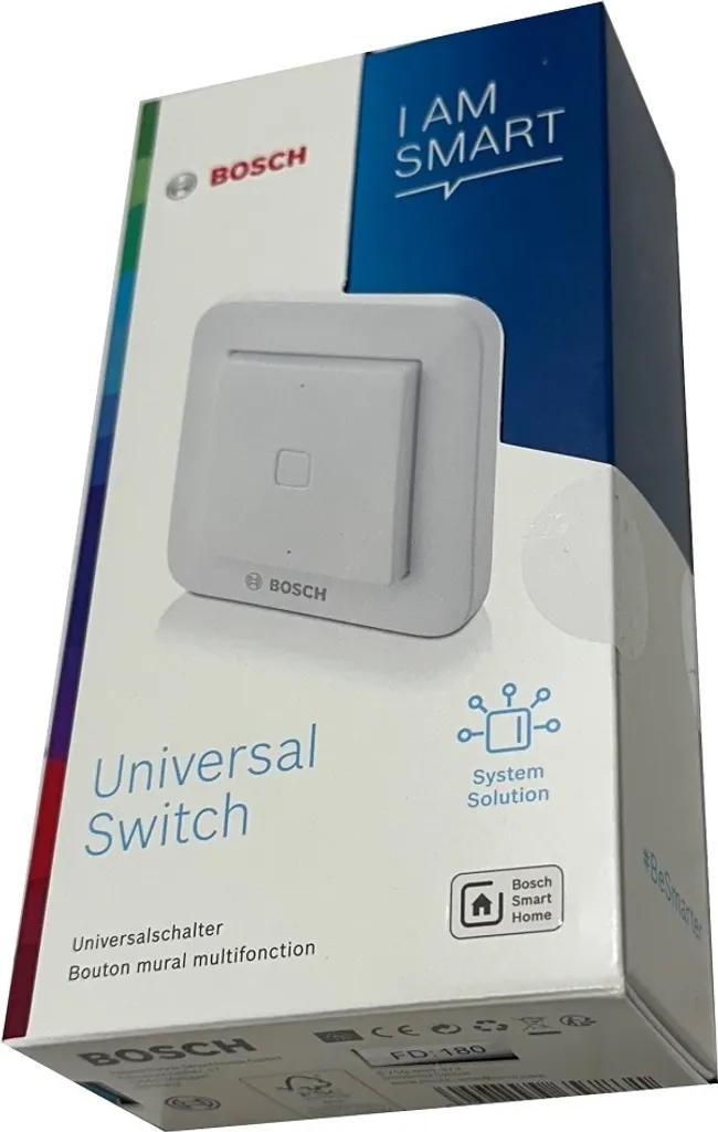 Télécommande Bosch Smart Home sans fil avec support magnétique mural