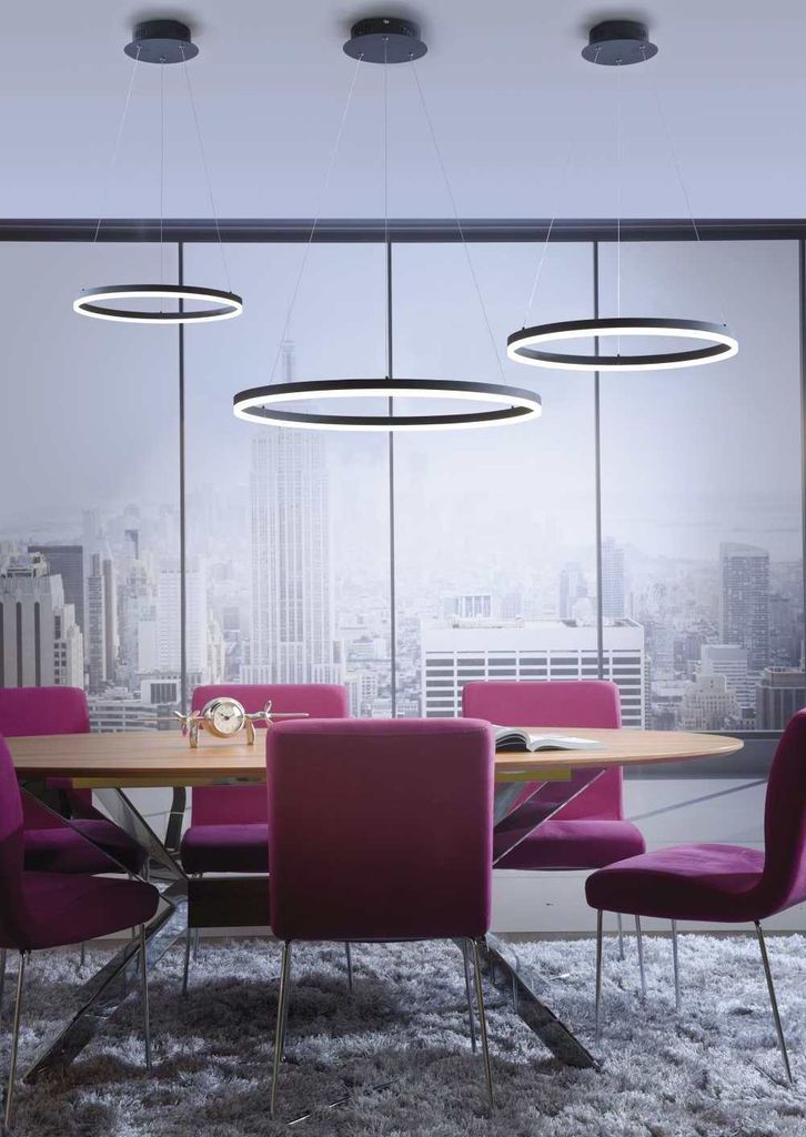 PAUL NEUHAUS LED závěsné světlo 2382-13 antracit, 38,5 W, Obrázek produktu 