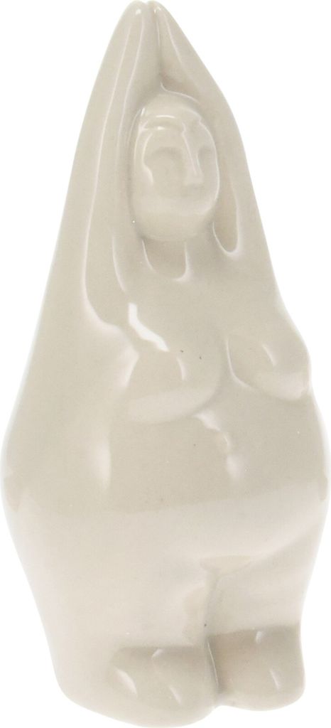 Soška JÓGA, 9cm, bílá Obrázek produktu 
