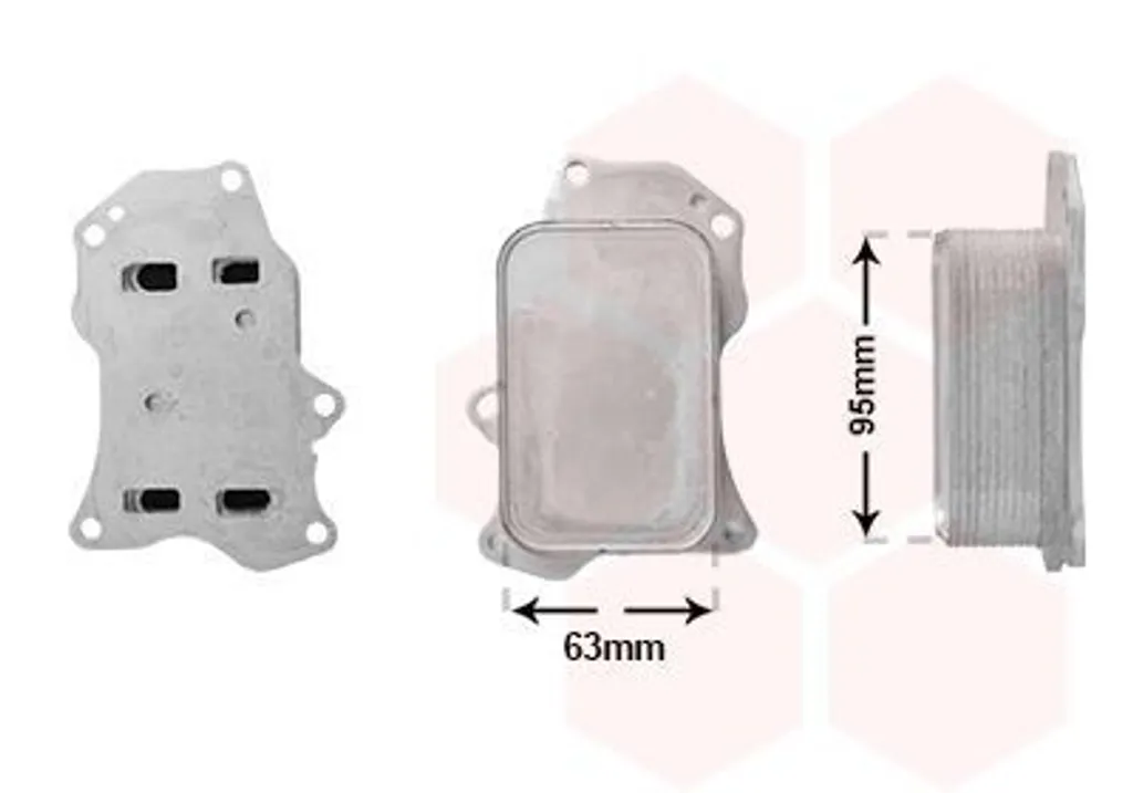 Évitez la surchauffe avec le refroidisseur d'huile pour OPEL Corsa F 09013710