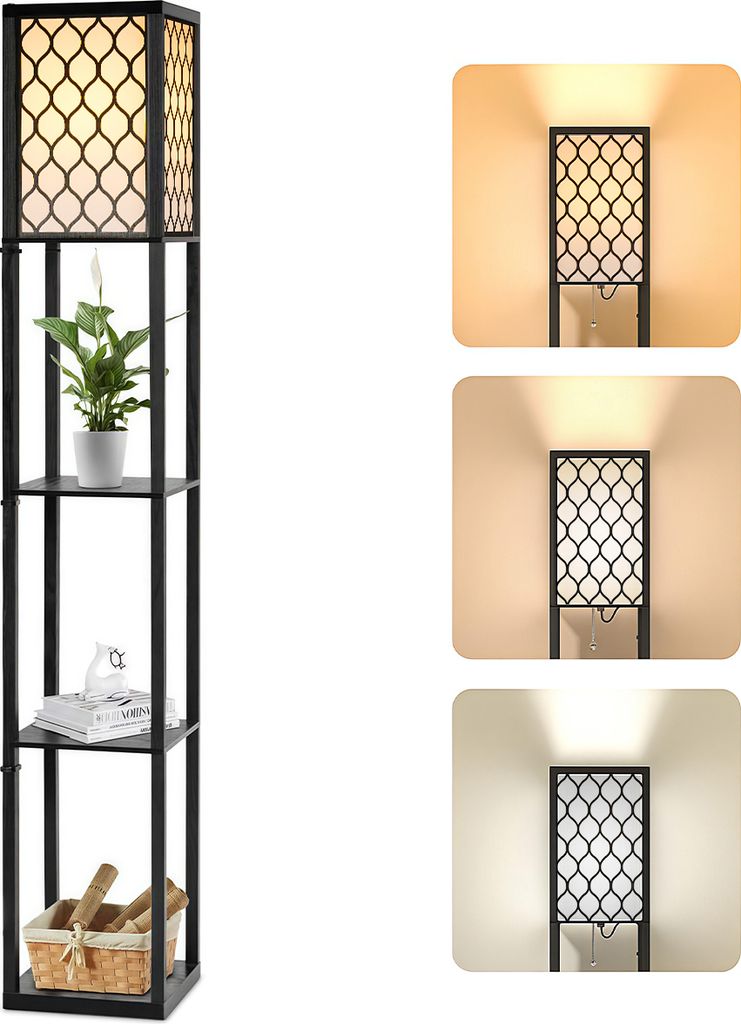 7MAGIC Stehlampe Standleuchte mit 9W LED Glühbirne, E27 bis Produktbild