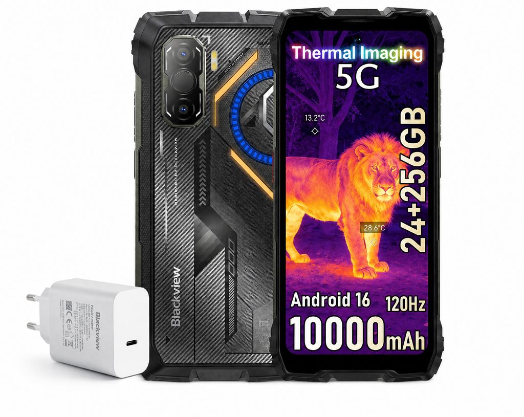 Blackview ROCK 3 Outdoor handy incl 45W Ladegerät, Produktbild 