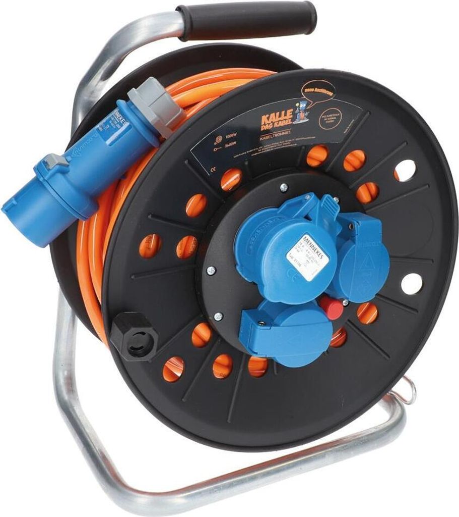 KALLE DAS KABEL CEE Campingkabeltrommel H07BQ-F 3G 2,5 mm² Produktbild 