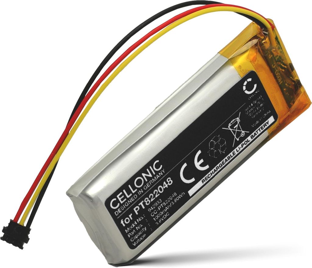 CELLONIC 1x Akku für Spielekonsole Kompatibel mit Valve Index Controller, AHB822048 - (1000mAh, 3.8V)