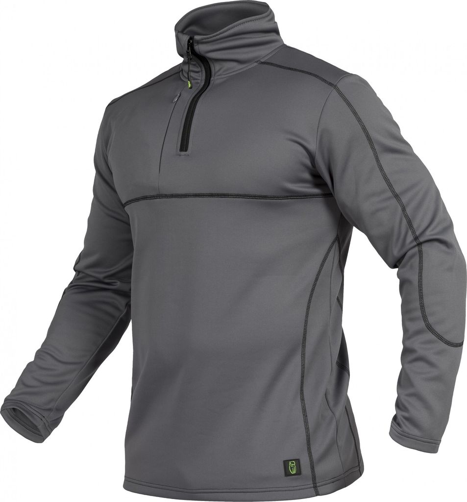 Leibwächter Langarmshirt Flex-Line FLEXF Gr. S grau/schwarz