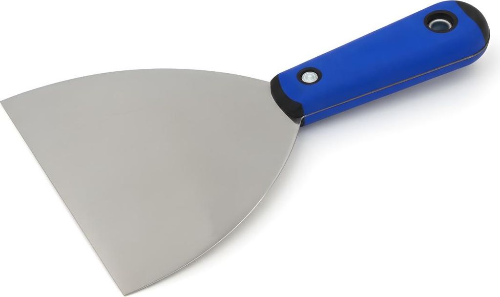 DEWEPRO Spachtel 127mm - Edelstahlblatt und 2-K Griff