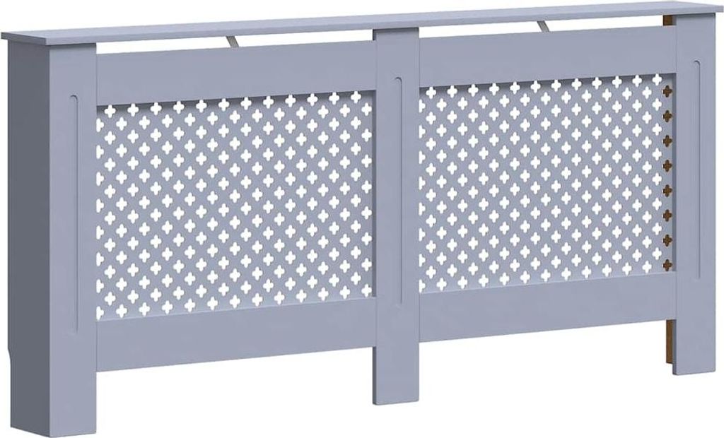 vidaXL Heizkörperverkleidung Anthrazit 172x19x81,5 cm MDF