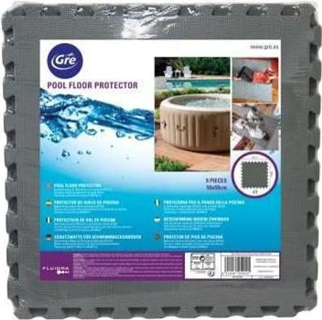 Tappeto Gommato 50x50 8mm Grigio Antracite | Piastrelle Incastro Garage