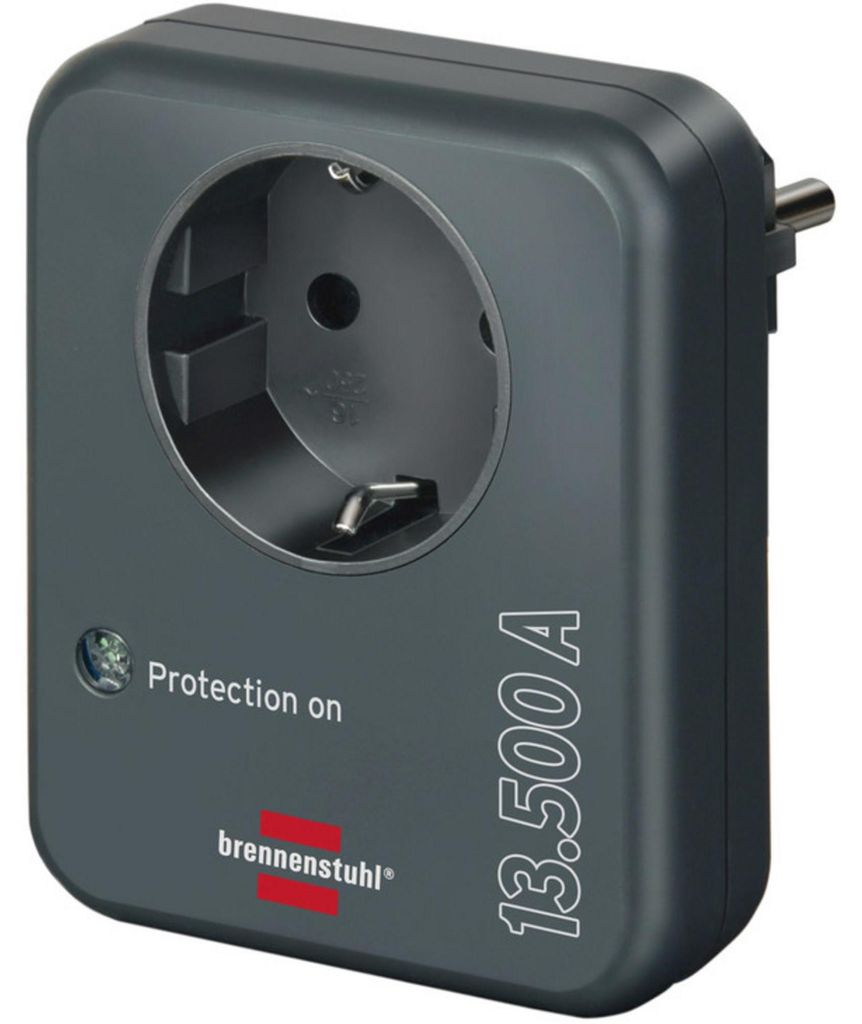 Adapter gniazda Brennenstuhl z ochroną przeciwprzepięciową Zdjęcie produktu 