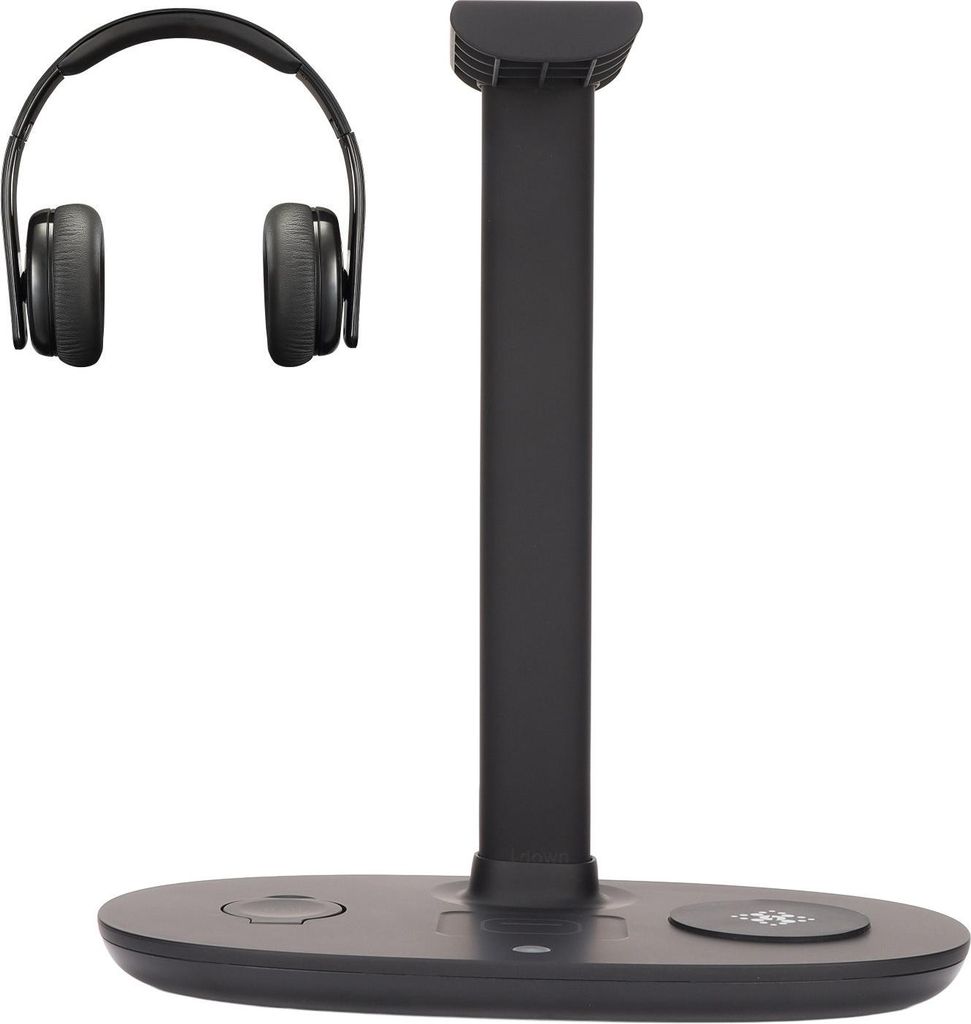 4-in-1-Wireless-Ladegerät Kopfhörerständer QI 15 W Produktbild 