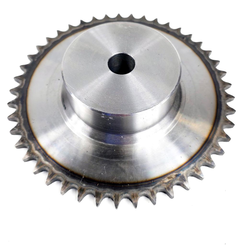 Kettenrad 08B 45 Zähne Mit Nabe, Gehärtet P: 12,7, 1/2′′ Ozdowski Einreihig