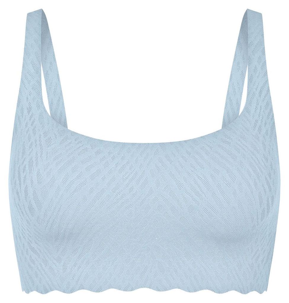 sloggi Damen Bustier Blue ZERO Feel Bliss lightblue - Größe M