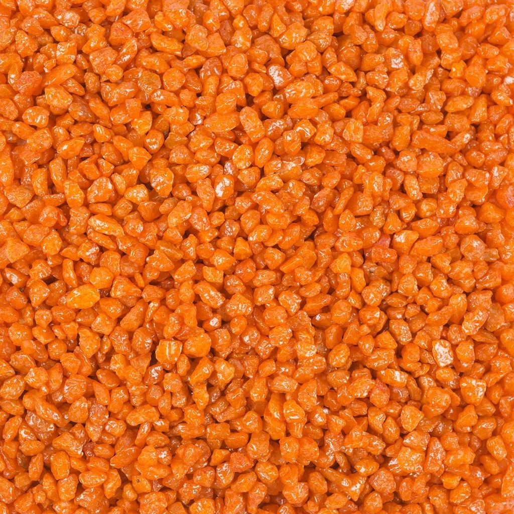 Deko Granulat, Zierkies 2-3 mm orange 1 Kg (1Kg=1,95EUR) Produktbild 