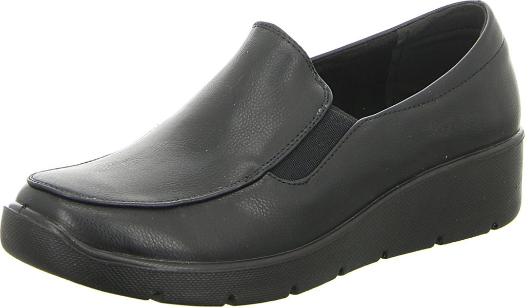 Donna Andrea Damen-Slipper Schwarz, Farbe:schwarz, EU Größe:38