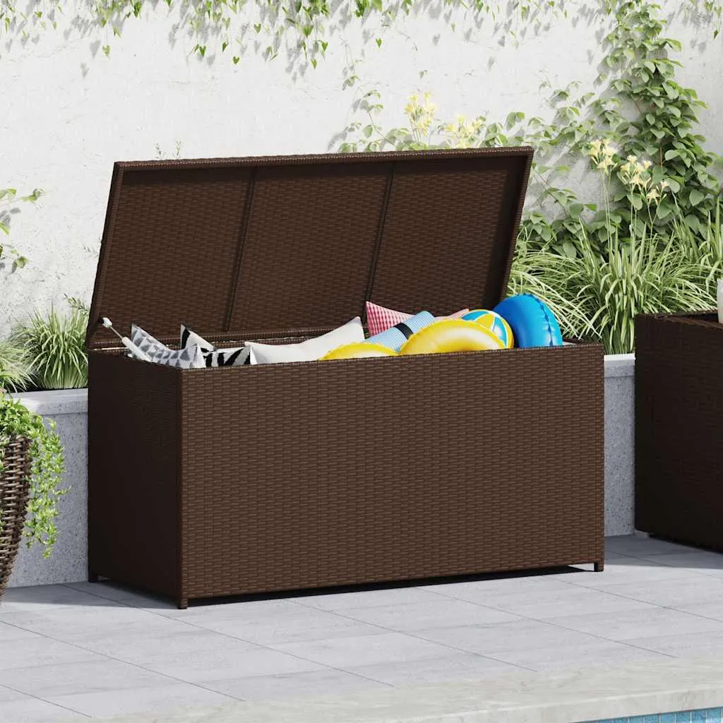 Cuscino Elegante 120x50x60 Marrone per Divano Giardino Rattan