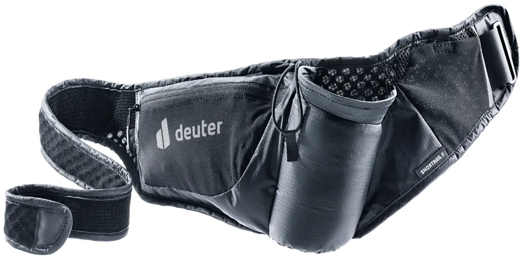 Deuter Shortrail II Nero - Cintura Corsa Sostenibile e Leggera
