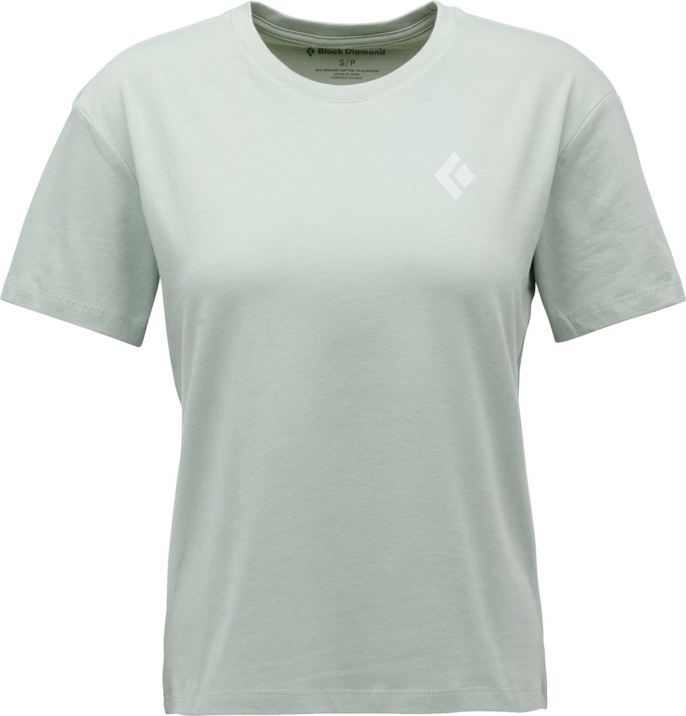 W Heritage Badge Ss Tee, 3061 Agave, XS, Black Diamond
