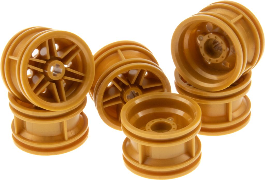 6x Lego Technic Felge 30.4x20 perl gold Rad Auto Fahrzeug 4648531 56145
