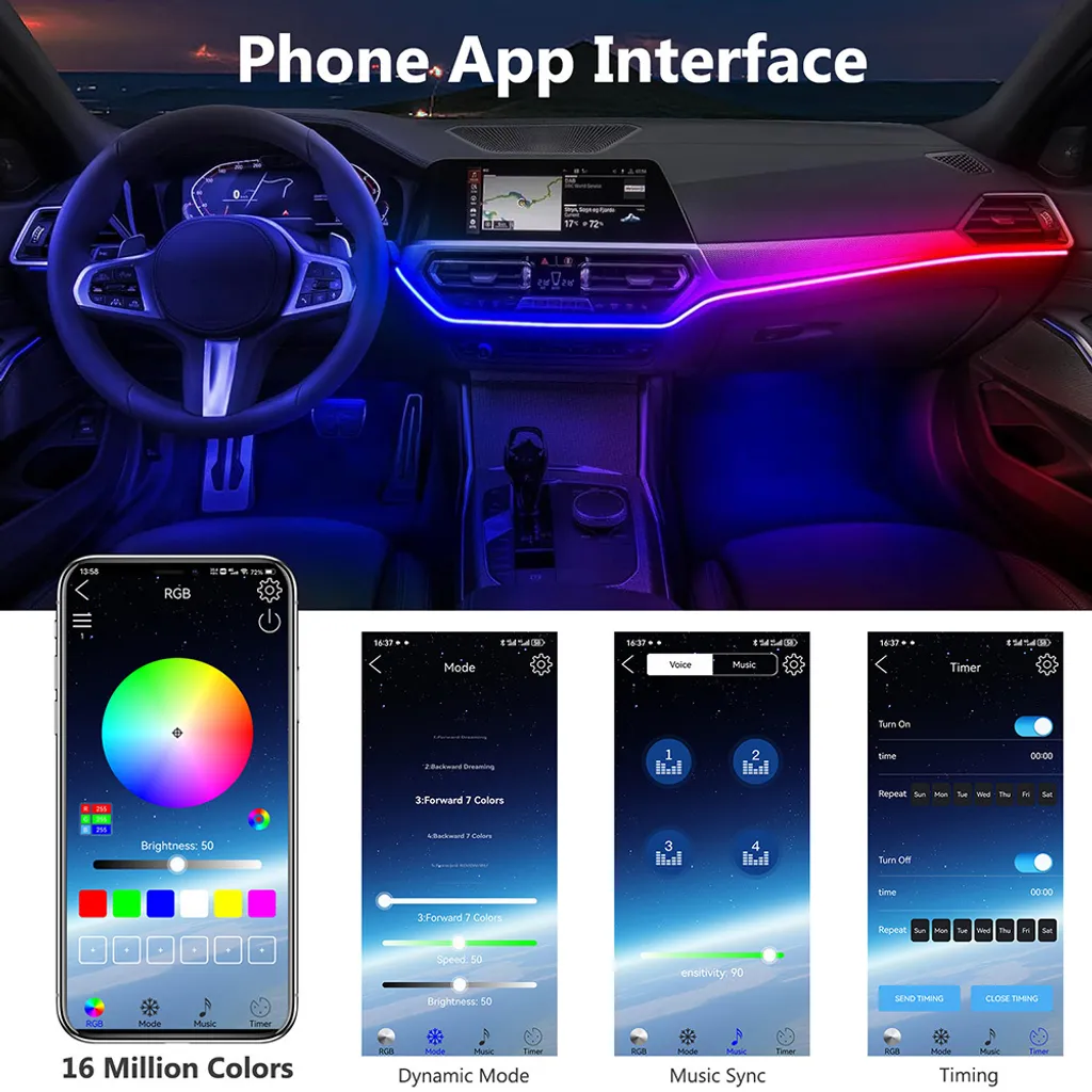 Kingshowstar | Produttore di luci sottoscocca per auto, kit di illuminazione sottoscocca RGB