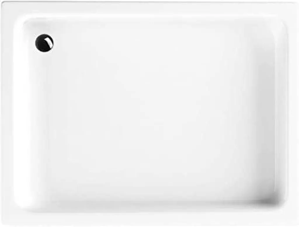 Bac à Douche Rectangulaire Profond 100x80 cm ECOLAM avec Support