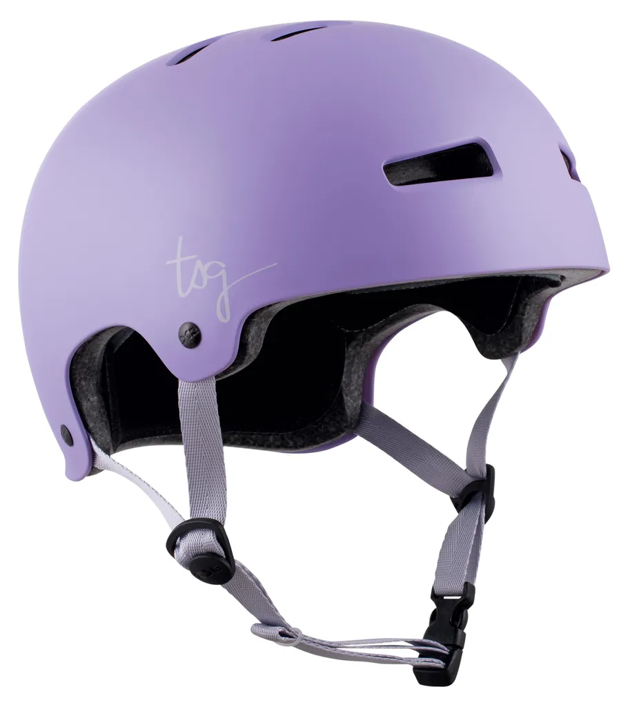 Casque TSG Evolution Wmn Satin Violet S/M : Protection ABS et Low Fit
