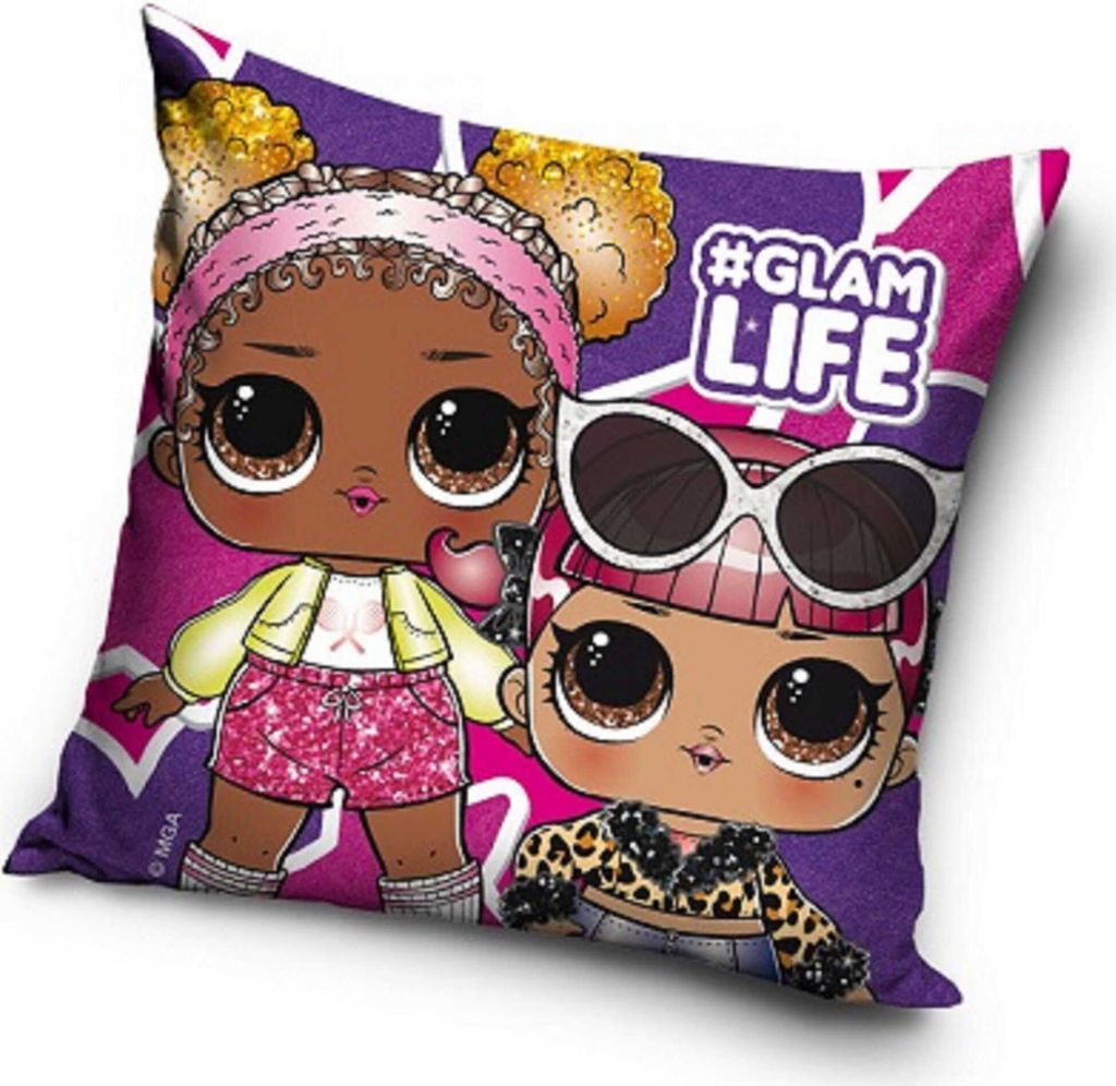 Lizenziertes Kissen 40x40 LOL Puppe L.O.L Surprise
