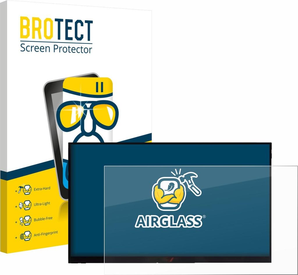BROTECT Schutzglas für Verbatim PMT-15 Schutzfolie Panzer Folie Glas Display Schutz klar