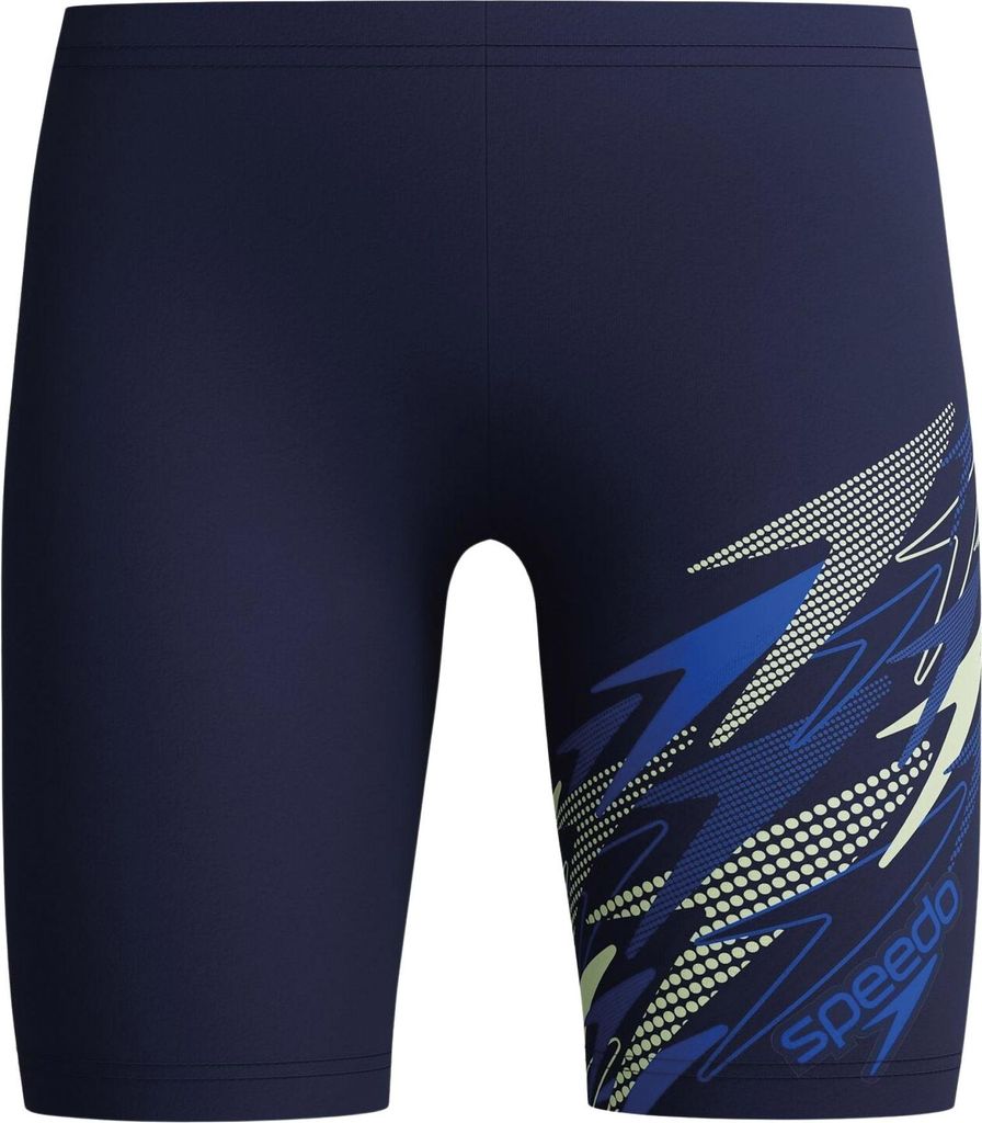 Speedo Medley Logo Jammer Badehose für Jungen, Farbe:Blau, Kinder Größen:140