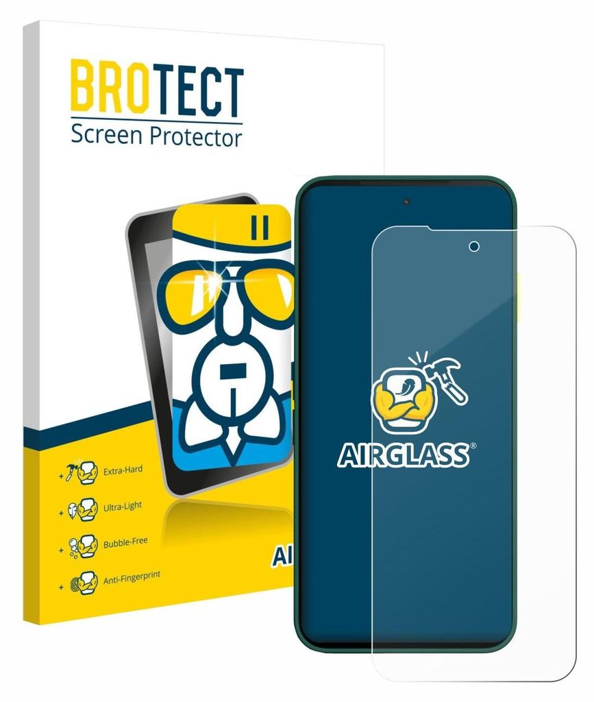 BROTECT Schutzglas für Fairphone 6 Schutzfolie Panzer Folie Glas Display Schutz klar